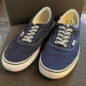 Navy Vans - men 10.5, women 12